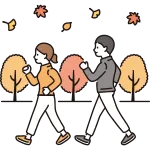 Exercise Autumn SVG Icon